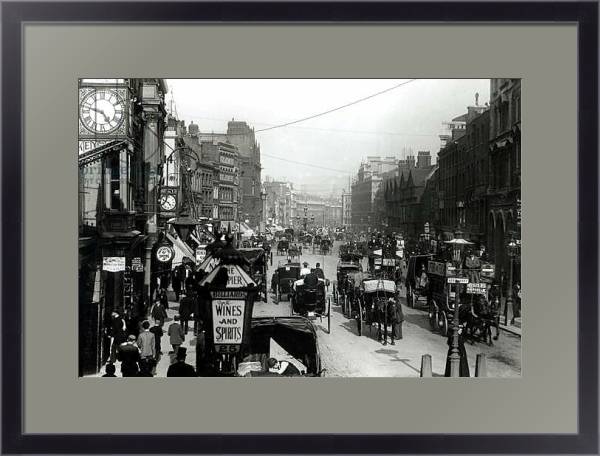 Постер High Holborn, London, c.1890 с типом исполнения Под стеклом в багетной раме 221-01