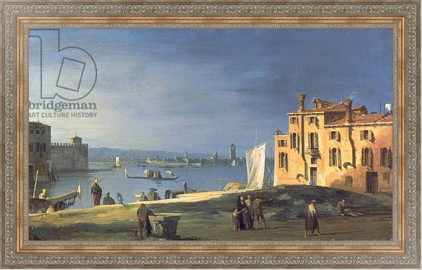 Постер View of Venice 3 с типом исполнения На холсте в раме в багетной раме 484.M48.310