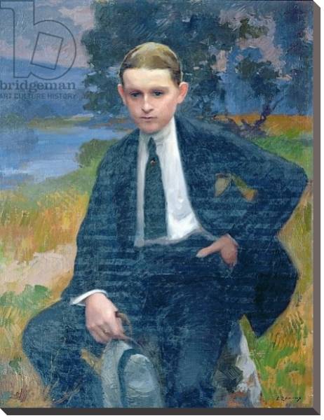 Постер Portrait of Marcel Renoux aged about 13 or 14 с типом исполнения На холсте без рамы