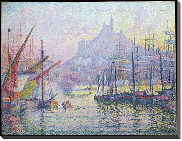 Постер Port de Marseille с типом исполнения На холсте без рамы