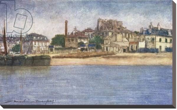 Постер The Seine near Charenton с типом исполнения На холсте без рамы