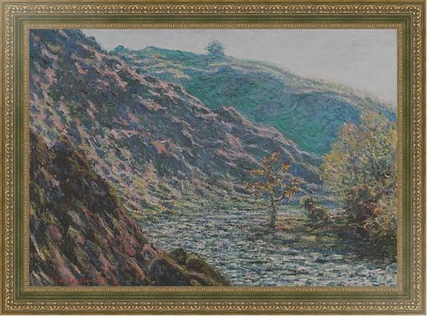 Постер Старое дерево на слиянии рек с типом исполнения На холсте в раме в багетной раме 484.M48.640