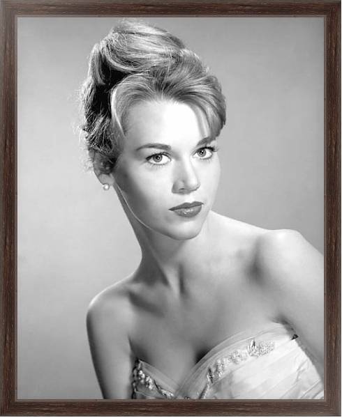 Постер Fonda, Jane 9 с типом исполнения На холсте в раме в багетной раме 221-02