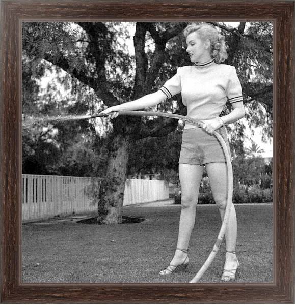Постер Monroe, Marilyn 94 с типом исполнения На холсте в раме в багетной раме 221-02