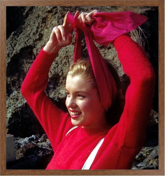 Постер Monroe, Marilyn 108 с типом исполнения На холсте в раме в багетной раме 1727.4310
