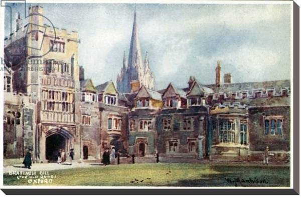 Постер Brasenose College, Old Quad с типом исполнения На холсте без рамы
