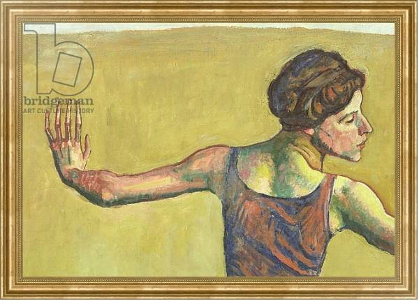 Постер Femme Joyeuse 2 с типом исполнения На холсте в раме в багетной раме NA033.1.051