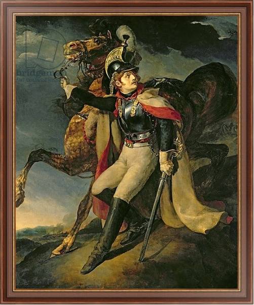 Постер The Wounded Cuirassier, 1814 с типом исполнения На холсте в раме в багетной раме 35-M719P-83