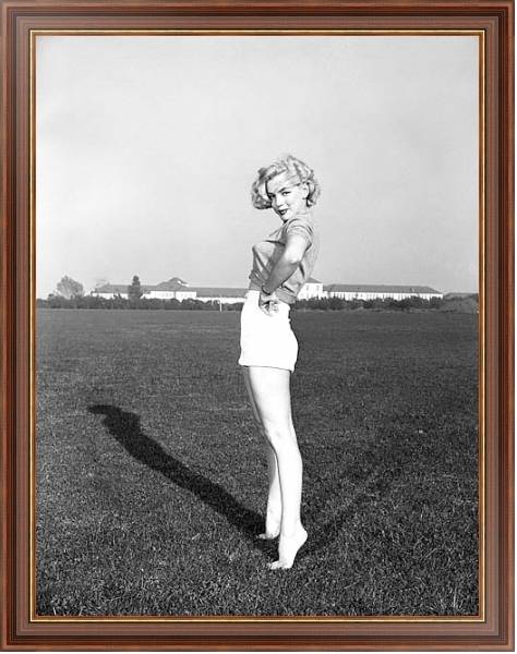 Постер Monroe, Marilyn 15 с типом исполнения На холсте в раме в багетной раме 35-M719P-83