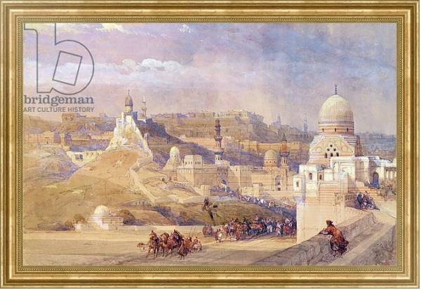 Постер The Citadel of Cairo, Residence of Mehmet Ali, 1842-49 с типом исполнения На холсте в раме в багетной раме NA033.1.051