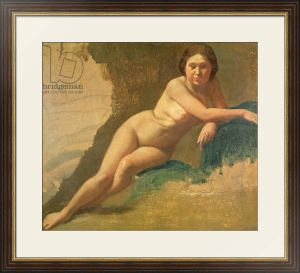 Постер Nude Study, c.1858-60 с типом исполнения Под стеклом в багетной раме 1.023.036
