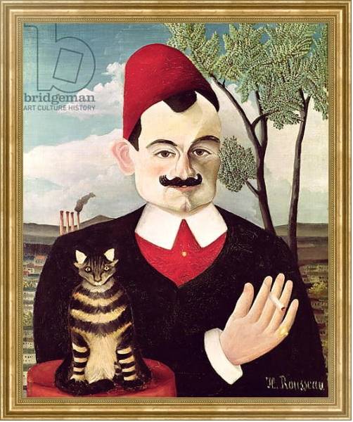 Постер Portrait of Pierre Loti c.1891 с типом исполнения На холсте в раме в багетной раме NA033.1.051
