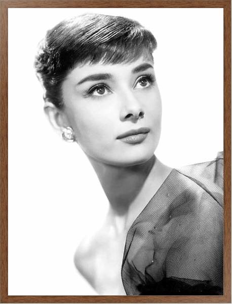 Постер Hepburn, Audrey 3 с типом исполнения На холсте в раме в багетной раме 1727.4310