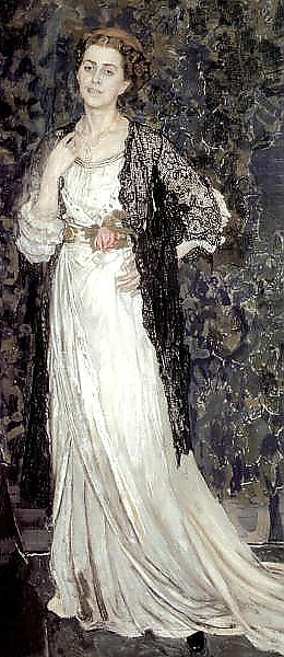 Постер Портрет Марины Эрастовны Маковской с типом исполнения На холсте без рамы