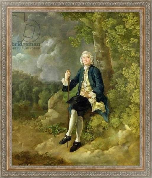 Постер Mr Clayton Jones, c.1744-45 с типом исполнения На холсте в раме в багетной раме 484.M48.310