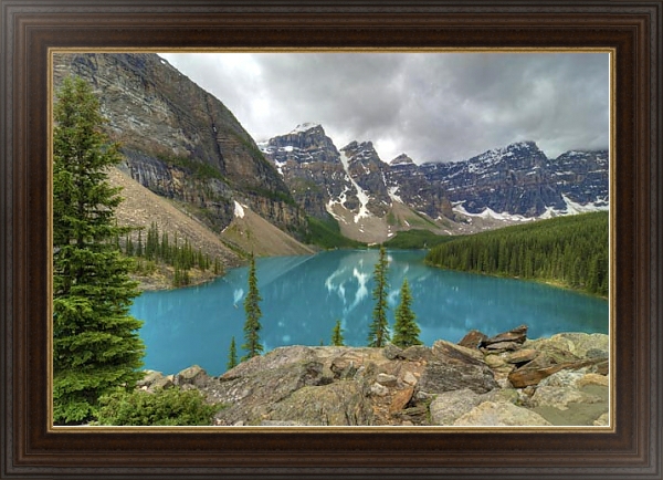 Постер Национальный парк Банф. Канада 8 с типом исполнения На холсте в раме в багетной раме 1.023.151
