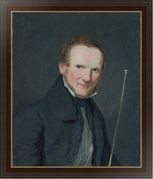 Постер Портрет Вильяма Бендза с типом исполнения На холсте в раме в багетной раме 1.023.151