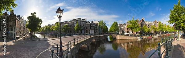 Постер Голландия. Амстердам 3 с типом исполнения На холсте без рамы