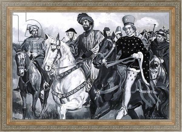 Постер The Knight, from 'Canterbury Tales' by Geoffrey Chaucer с типом исполнения На холсте в раме в багетной раме 484.M48.310