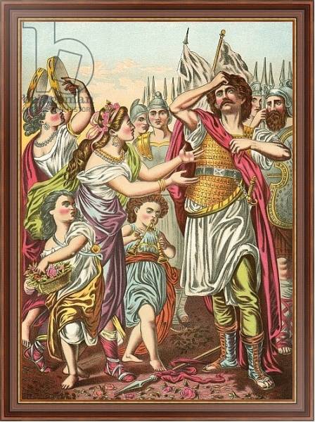 Постер Jephthah's Rash Vow с типом исполнения На холсте в раме в багетной раме 35-M719P-83