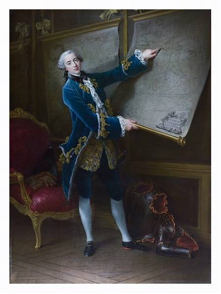 Постер Le Comte de Vaudreuil с типом исполнения На холсте в раме в багетной раме 221-03