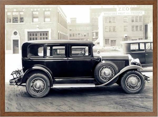 Постер Buick Model 47 4-door Sedan '1930 с типом исполнения На холсте в раме в багетной раме 1727.4310
