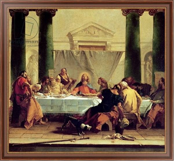 Постер The Last Supper, 1745-50 с типом исполнения На холсте в раме в багетной раме 35-M719P-83