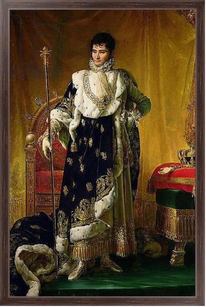Постер Portrait of Jerome Bonaparte King of Westphalia, 1811 с типом исполнения На холсте в раме в багетной раме 221-02