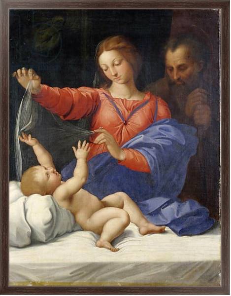 Постер Madonna di Loreto с типом исполнения На холсте в раме в багетной раме 221-02