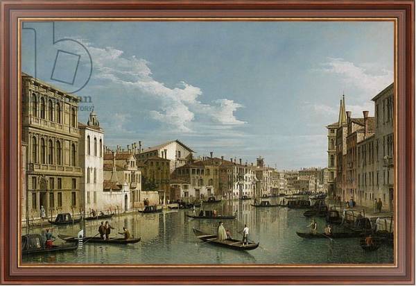Постер Grand Canal from Palazzo Flangini to Palazzo Bembo, c.1740 с типом исполнения На холсте в раме в багетной раме 35-M719P-83