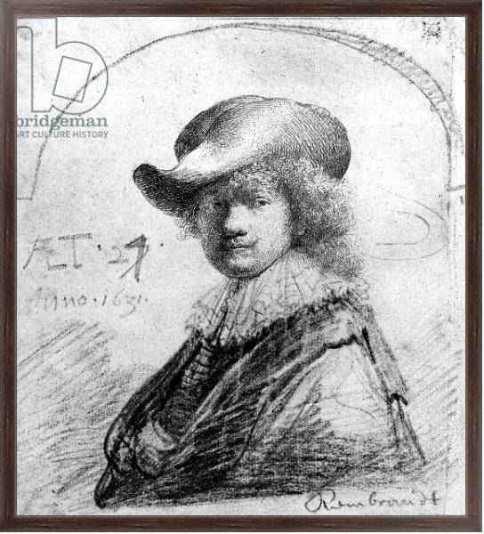 Постер Self Portrait, c.1633 с типом исполнения На холсте в раме в багетной раме 221-02