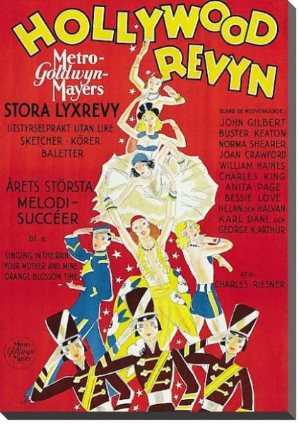 Постер Poster - Hollywood Revue Of 1929, The с типом исполнения На холсте без рамы