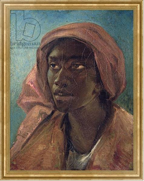Постер A Young Negro Woman с типом исполнения На холсте в раме в багетной раме NA033.1.051