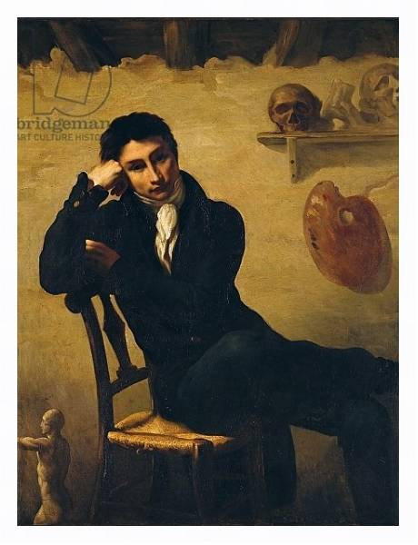 Постер Portrait of an Artist in his Studio с типом исполнения На холсте в раме в багетной раме 221-03