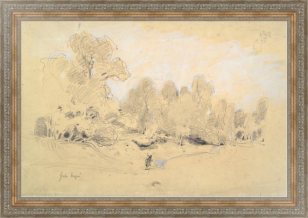 Постер Landscape с типом исполнения На холсте в раме в багетной раме 484.M48.310