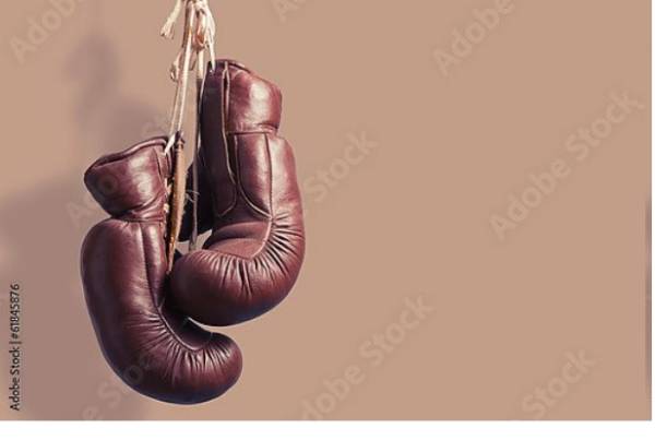 Постер Боксерские перчатки с типом исполнения На холсте без рамы