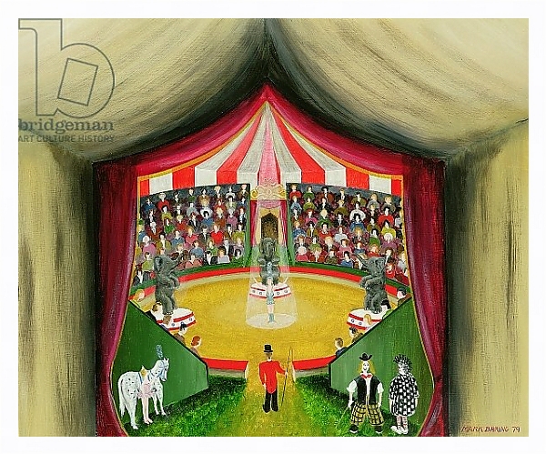 Постер The Circus, 1979 с типом исполнения На холсте в раме в багетной раме 221-03