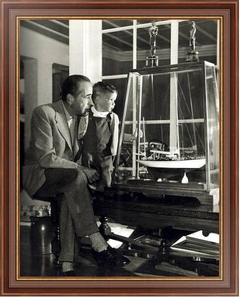 Постер Bogart, Humphrey 9 с типом исполнения На холсте в раме в багетной раме 35-M719P-83
