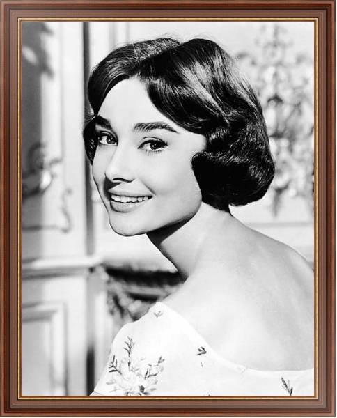 Постер Hepburn, Audrey 35 с типом исполнения На холсте в раме в багетной раме 35-M719P-83