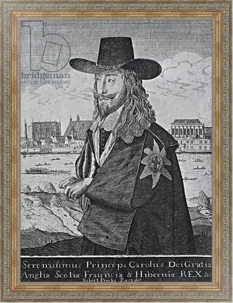 Постер Portrait of King Charles I с типом исполнения На холсте в раме в багетной раме 484.M48.310