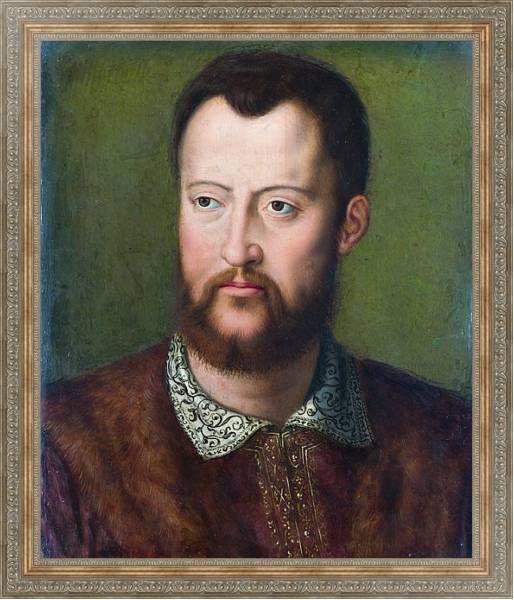 Постер Портрет Козимо де Медици, герцога Тосканского с типом исполнения На холсте в раме в багетной раме 484.M48.310