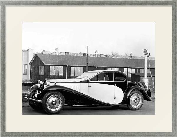 Постер Bugatti Type 50 Coupe Profilee '1931–33 с типом исполнения Под стеклом в багетной раме 1727.2510