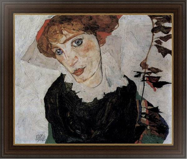 Постер Портрет Уолли с типом исполнения На холсте в раме в багетной раме 1.023.151
