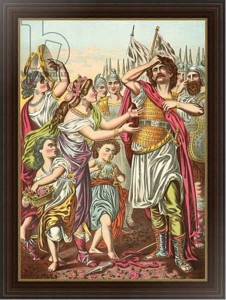 Постер Jephthah's Rash Vow с типом исполнения На холсте в раме в багетной раме 1.023.151