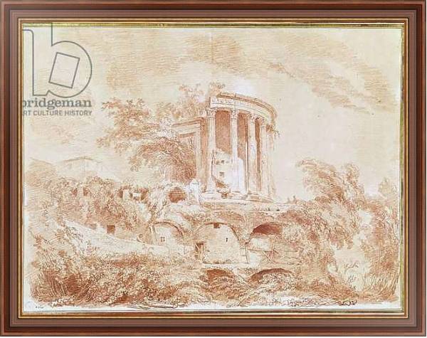 Постер Temple of the Sybil at Tivoli с типом исполнения На холсте в раме в багетной раме 35-M719P-83