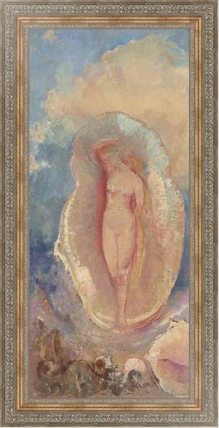 Постер The Birth of Venus с типом исполнения На холсте в раме в багетной раме 484.M48.310
