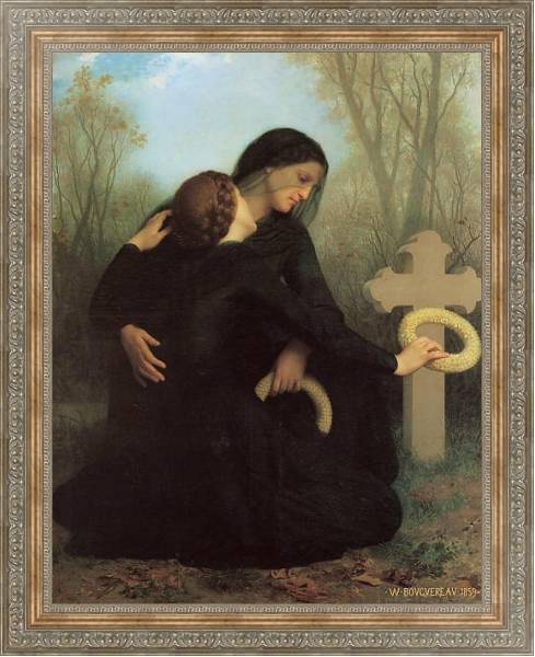 Постер День смерти с типом исполнения На холсте в раме в багетной раме 484.M48.310