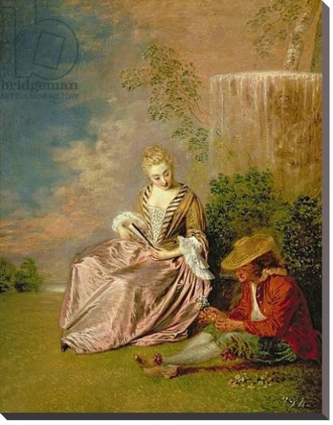 Постер The Shy Lover, 1718 с типом исполнения На холсте без рамы