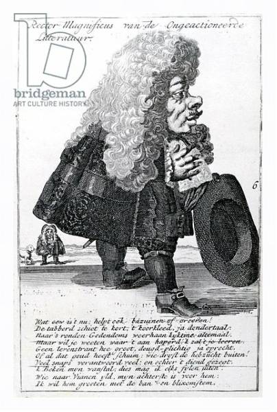 Постер Rector Magnificus, 1668 с типом исполнения На холсте в раме в багетной раме 221-03