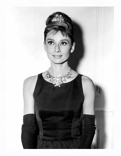 Постер Hepburn, Audrey (Breakfast At Tiffany's) 5 с типом исполнения На холсте в раме в багетной раме 221-03